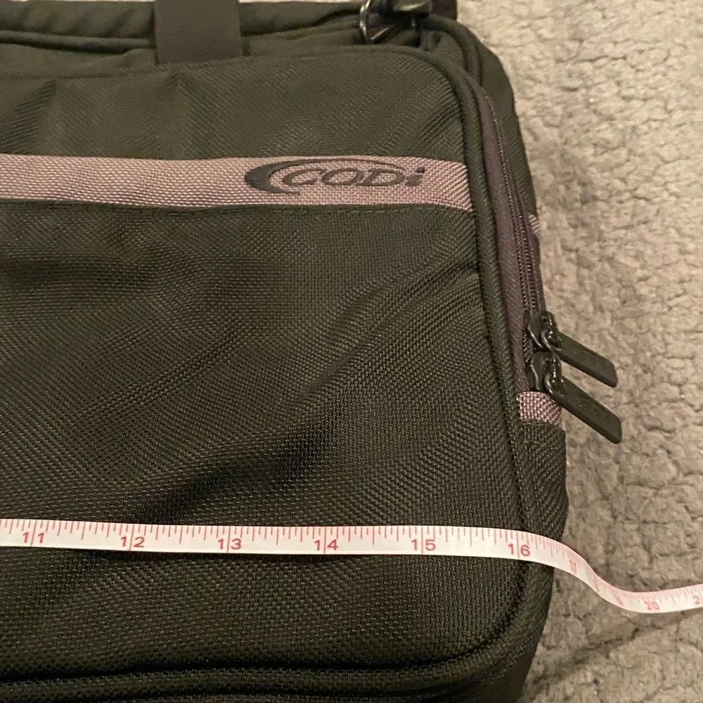 CODI Black Messenger Laptop Bag Made in the USA 🇺🇸
